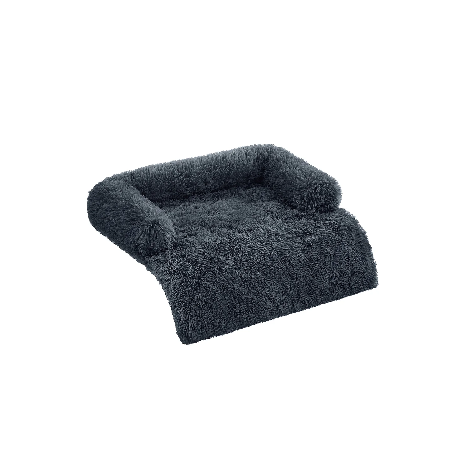 Fluffy Hug Dog Sofa Bed with Removable Cover - Image 6