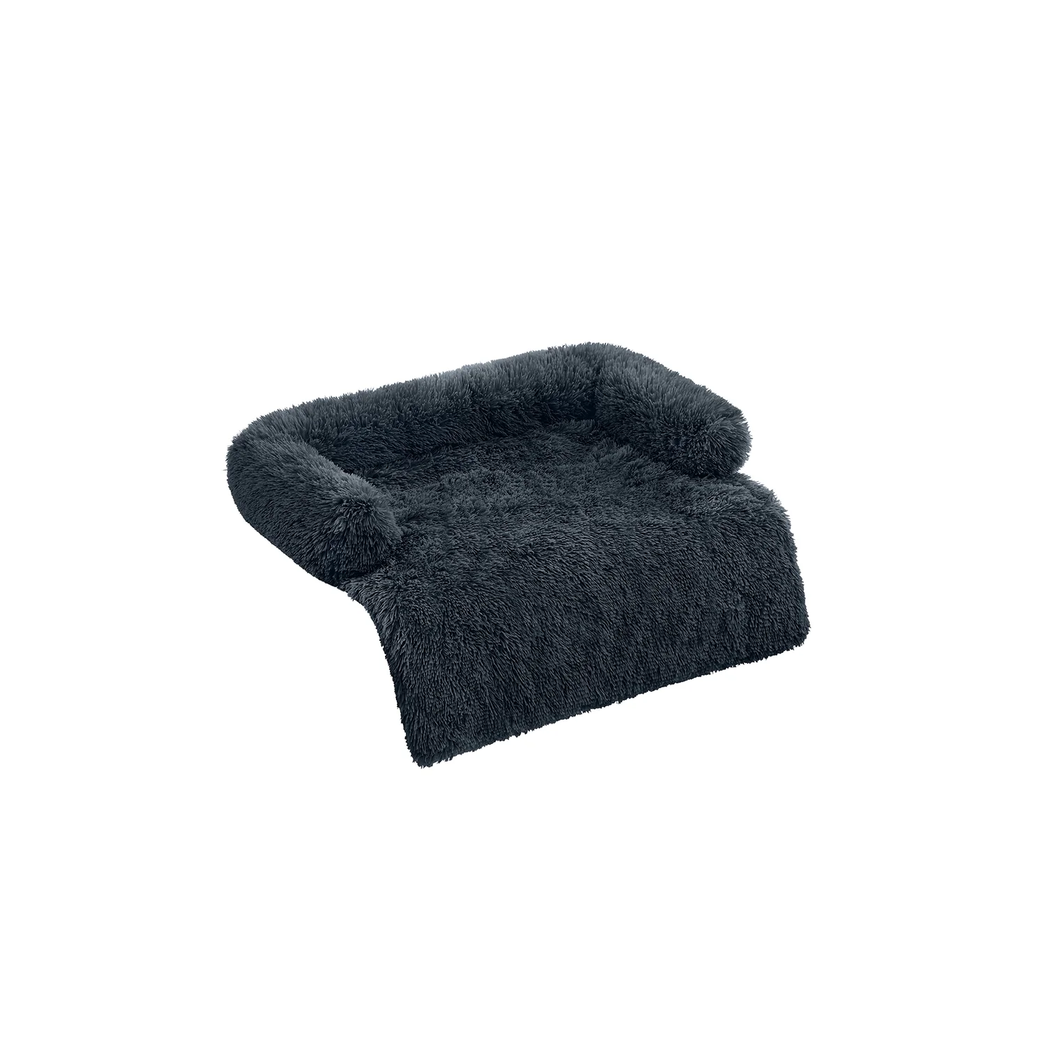 Fluffy Hug Dog Sofa Bed with Removable Cover - Image 7