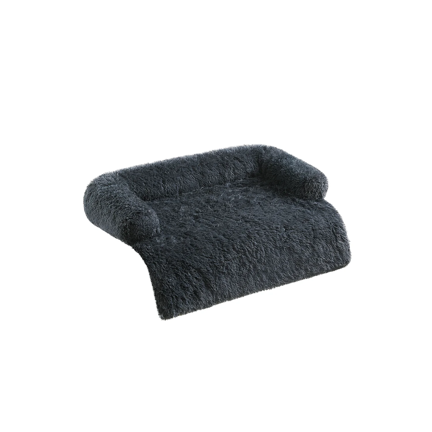 Fluffy Hug Dog Sofa Bed with Removable Cover - Image 8