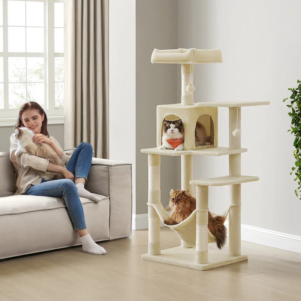 Cat Tree, Cat Tower for Large Cats, Ultra-Soft - Image 2