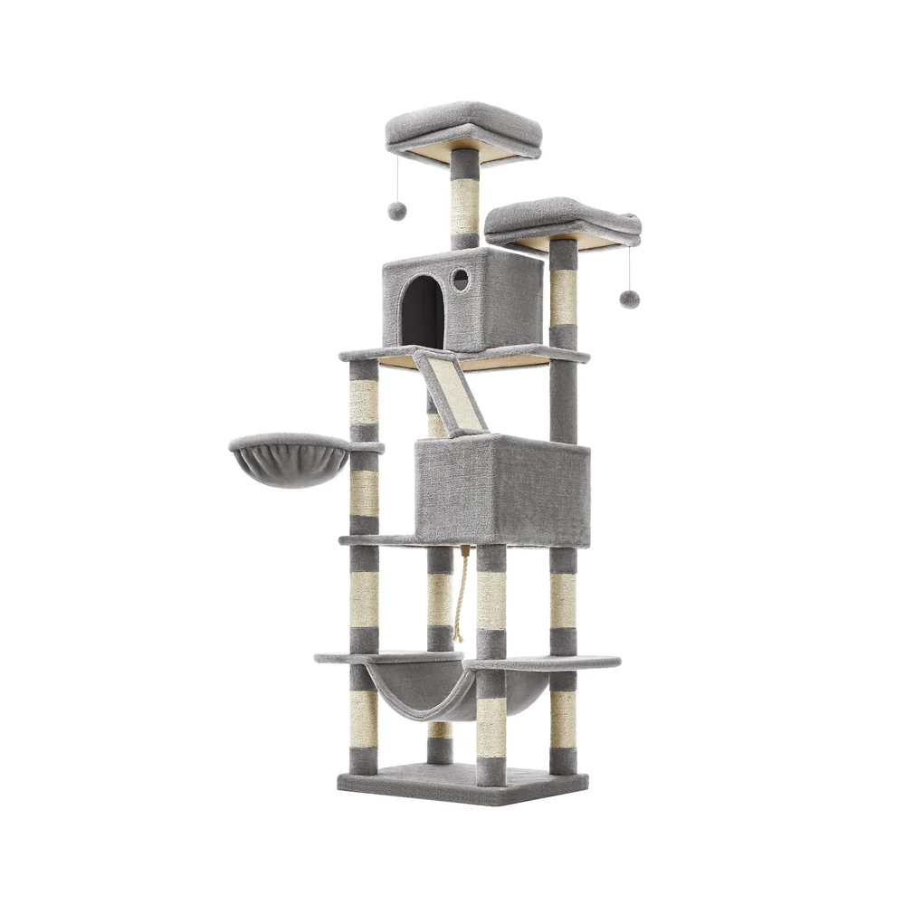 Tall Cat Tree Activity Centre with 13 Scratching Posts