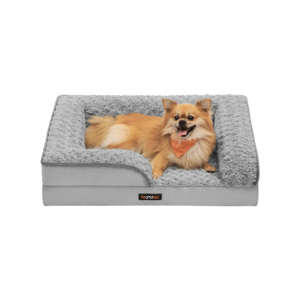 Memory Foam Dog Bed with Sides - Image 5