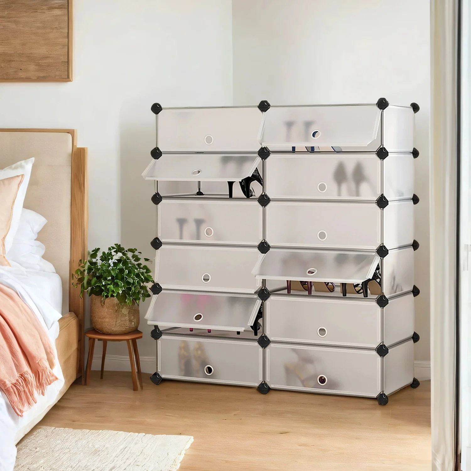 12 Cube Interlocking Storage Unit