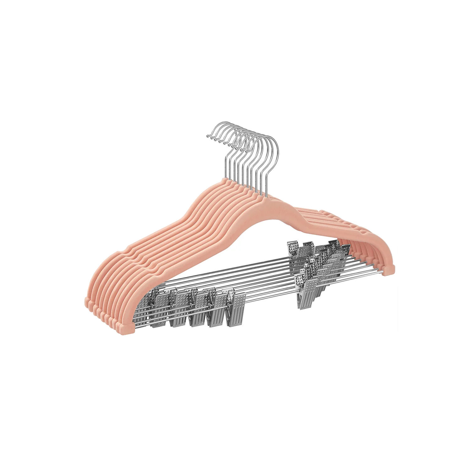 Velvet Hangers with Adjustable Clips - Image 6