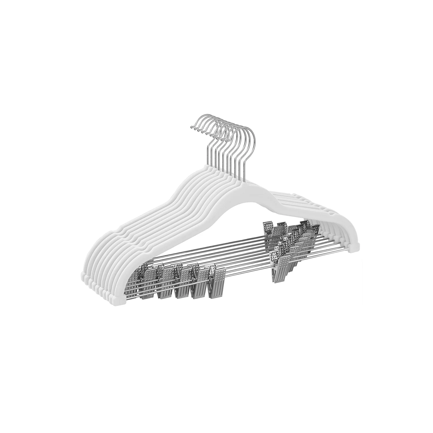 Velvet Hangers with Adjustable Clips - Image 7
