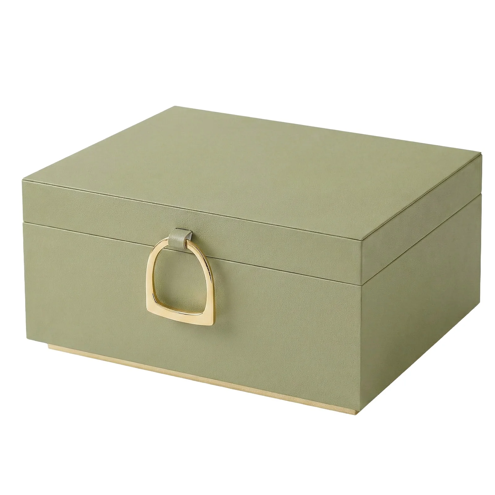 2-Layer Jewelry Box, Jewelry Storage Organizer with Handle, Removable Jewelry Tray - Image 2