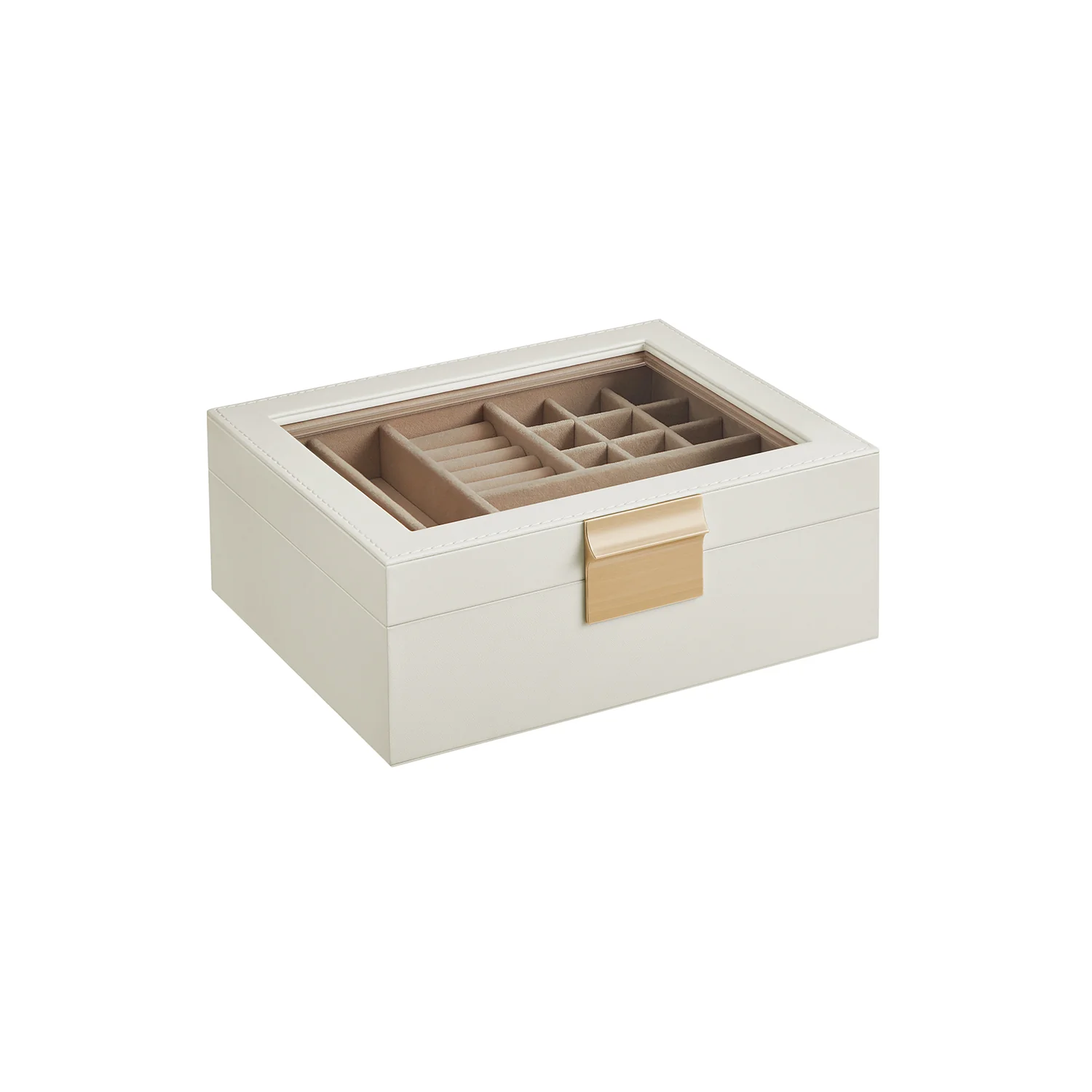 2-Layer Jewellery Box with Removable Tray