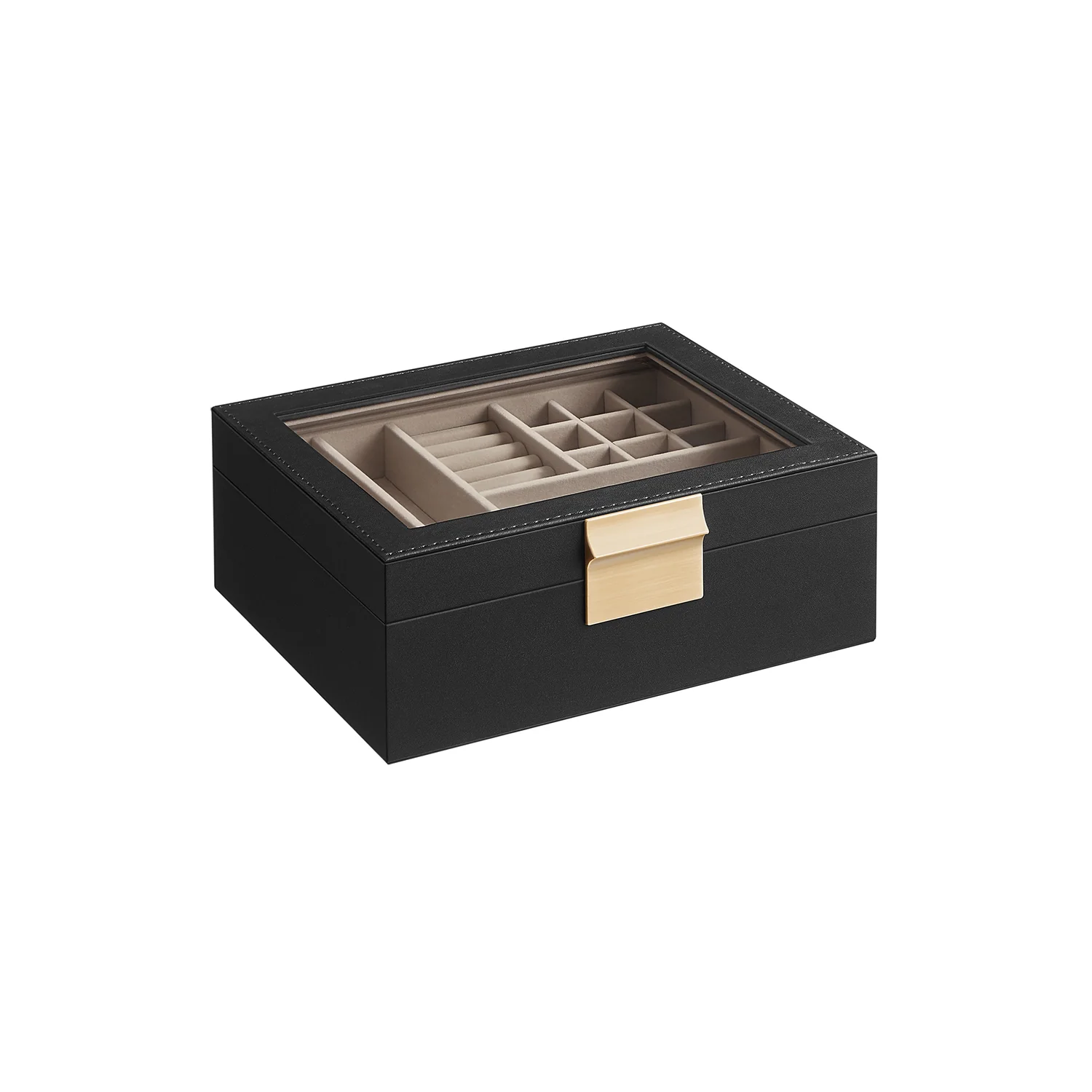2-Layer Jewellery Box with Removable Tray - Image 2