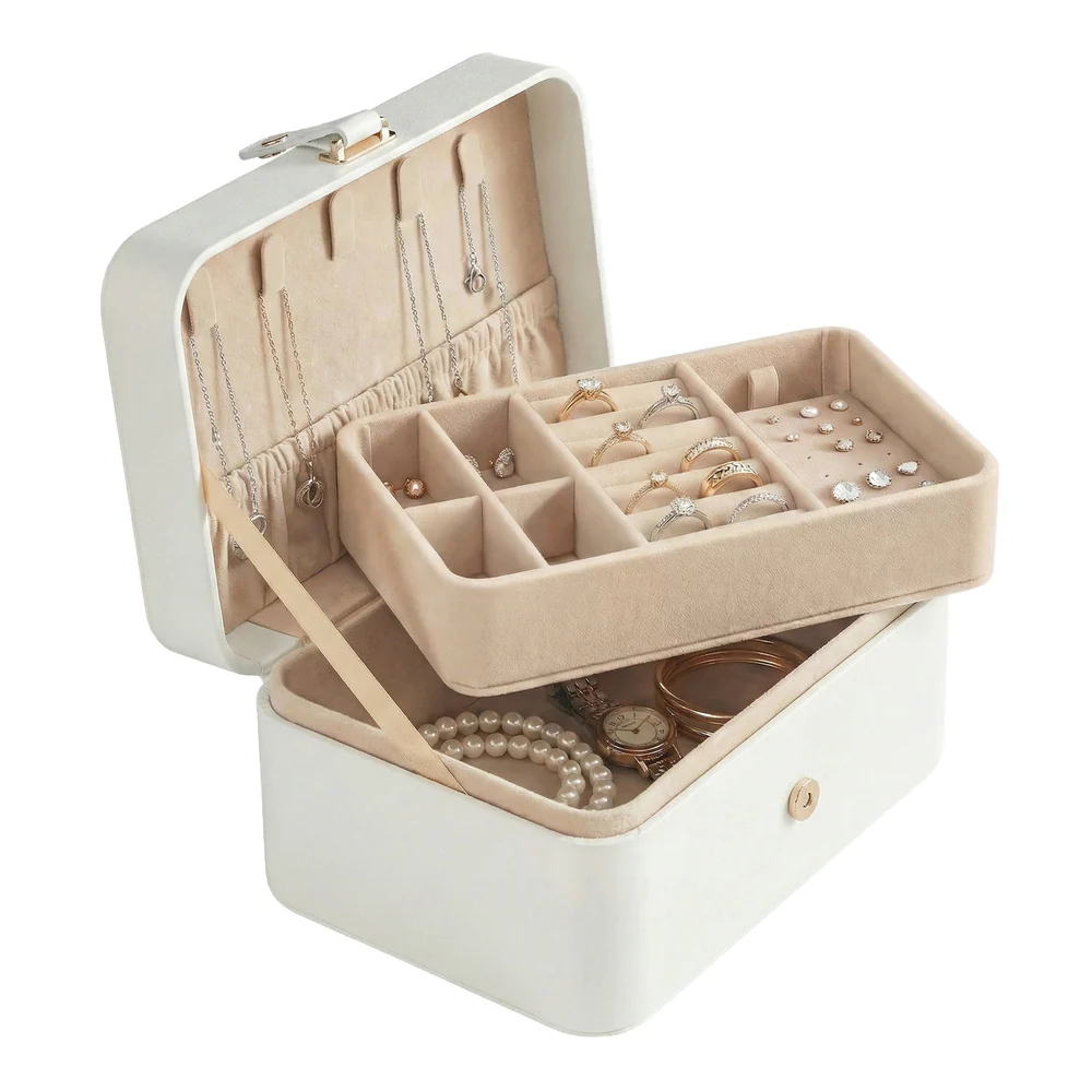 2-Layer Portable Jewellery Box