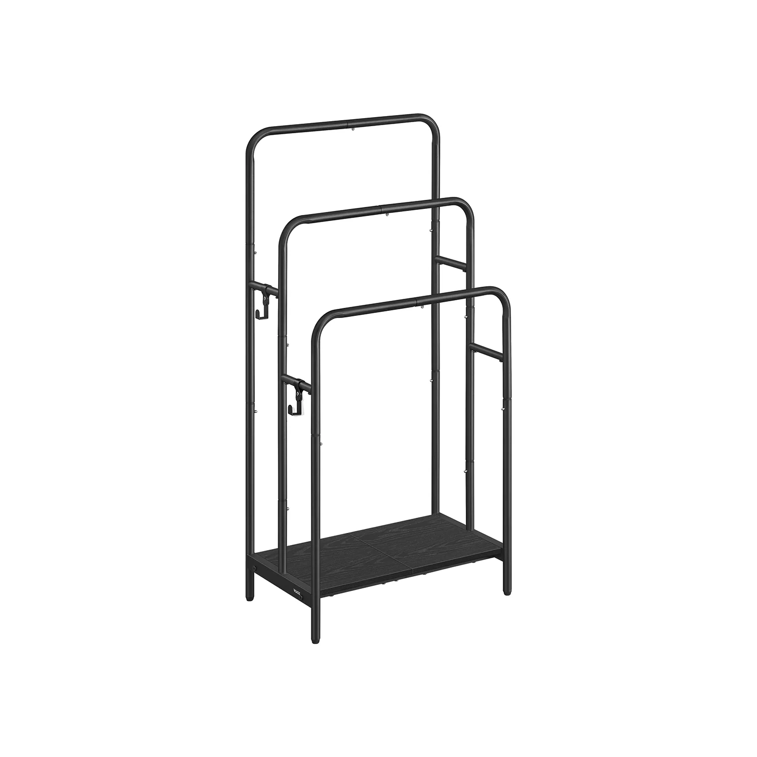 3-Bar Towel Holder with 2 Hooks - Image 2