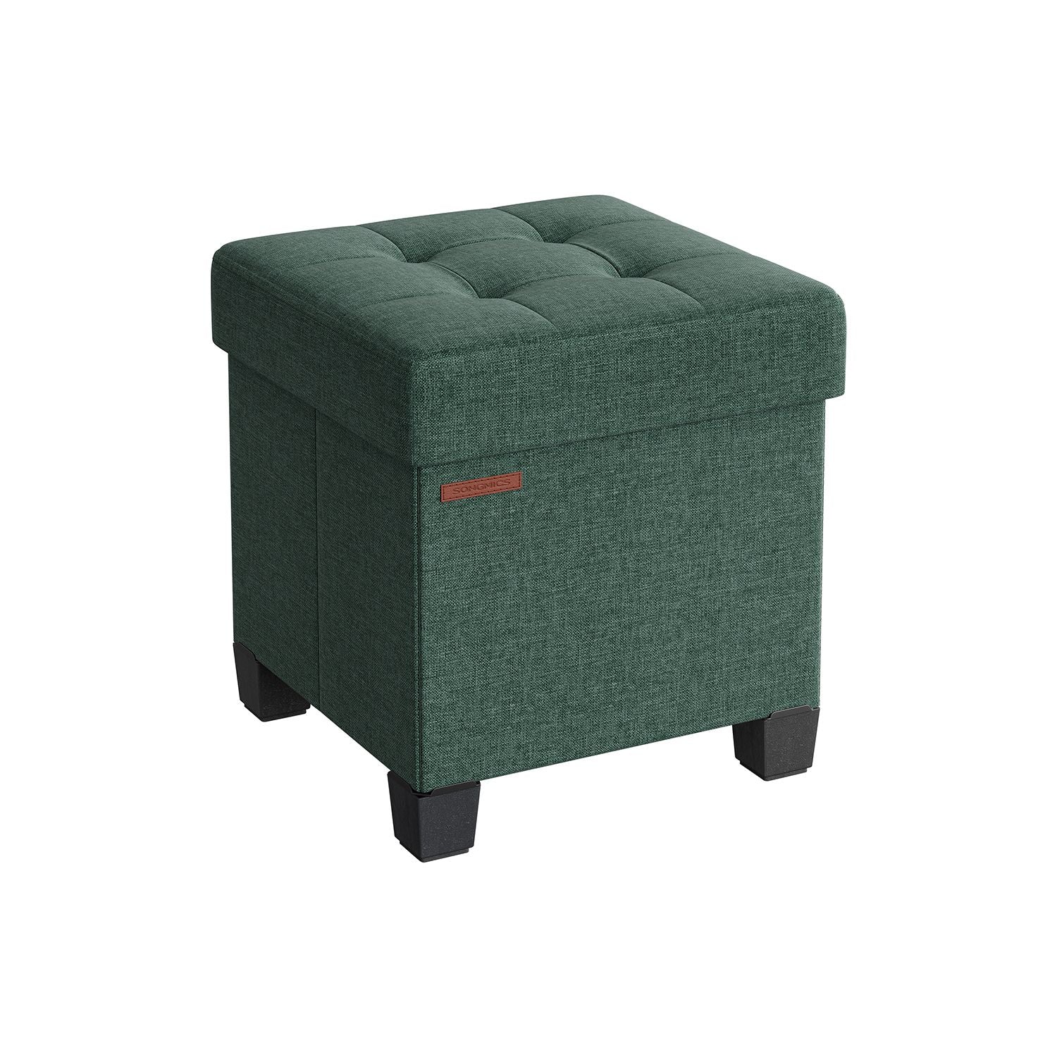 38 x 38 cm Foldable Storage Ottoman with Feet - Image 2