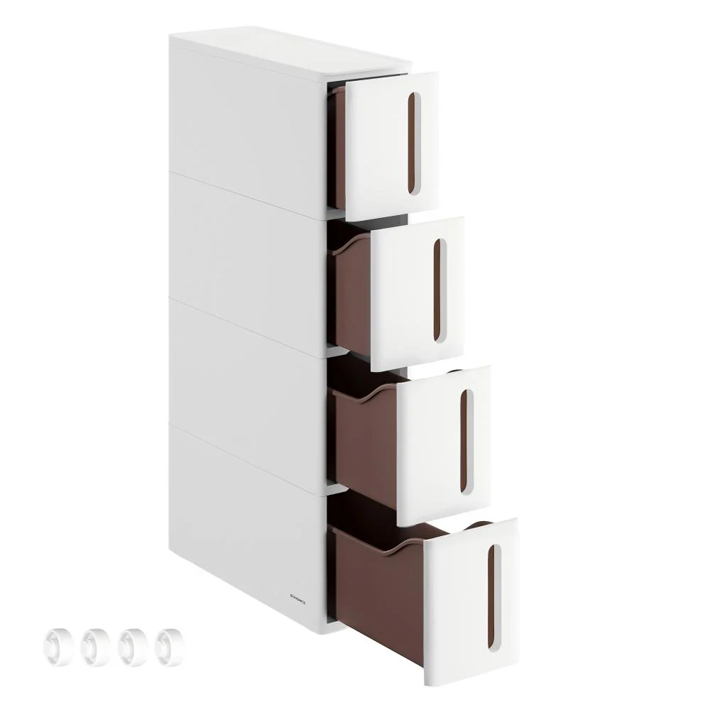 4 Drawers Storage Cart