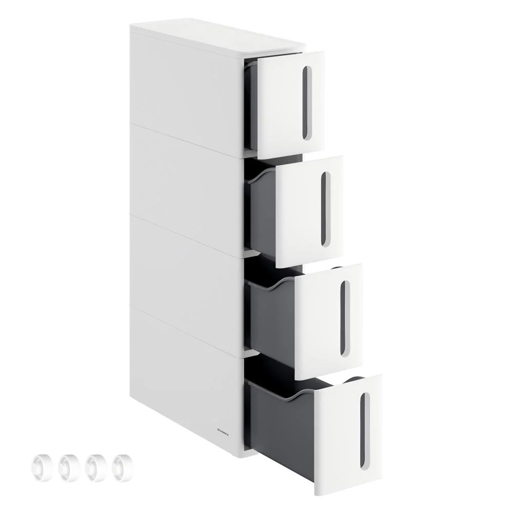 4 Drawers Storage Cart - Image 2