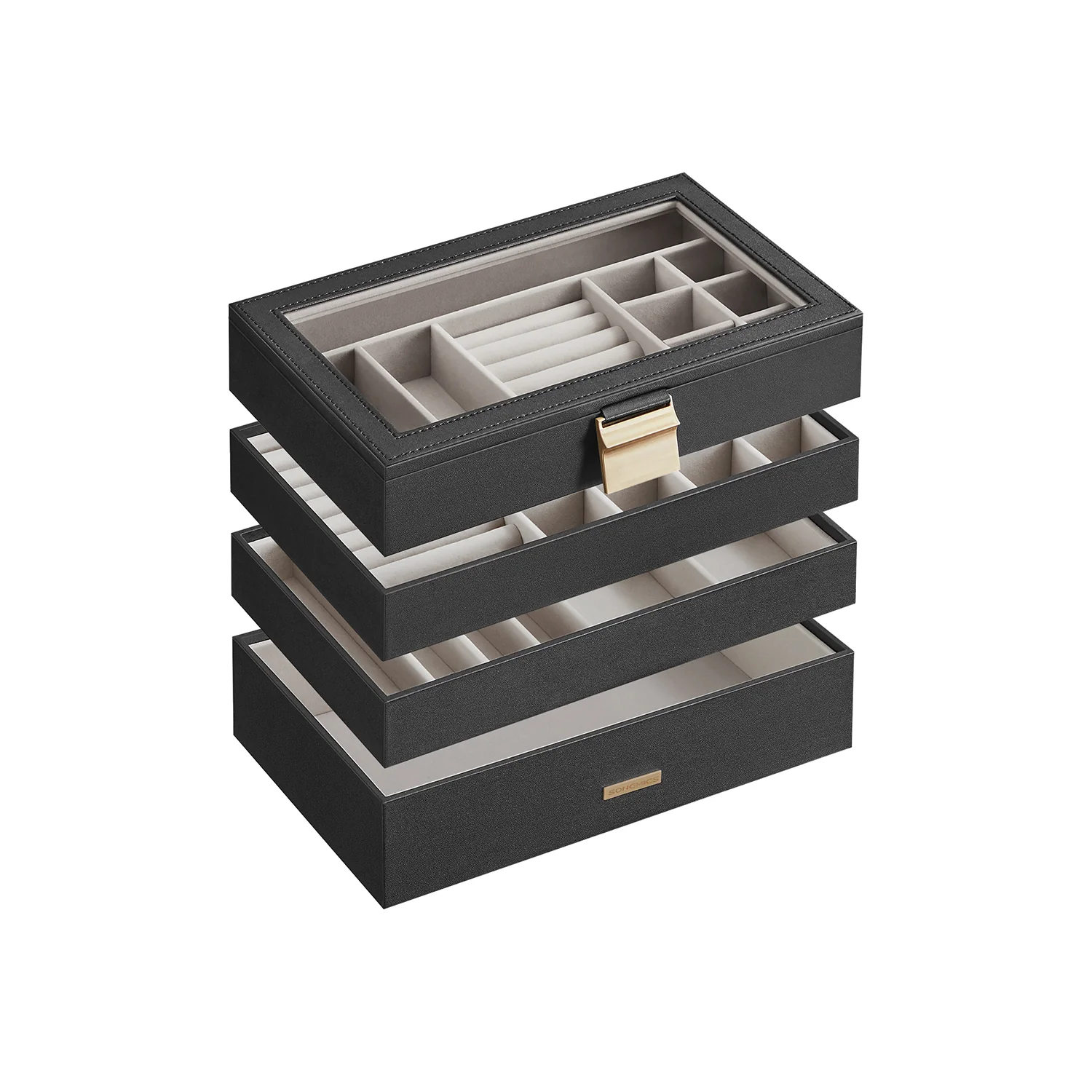 4-Tier Stackable Jewellery Trays - Image 2