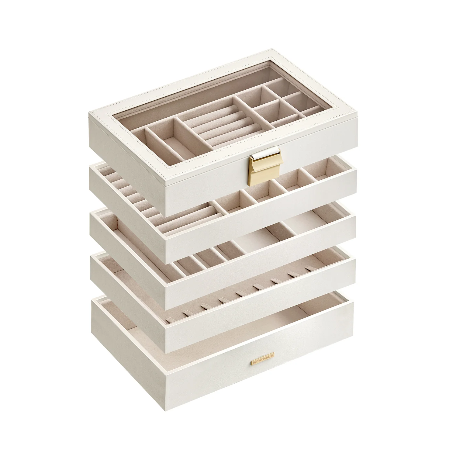 4-Tier Stackable Jewellery Trays - Image 4
