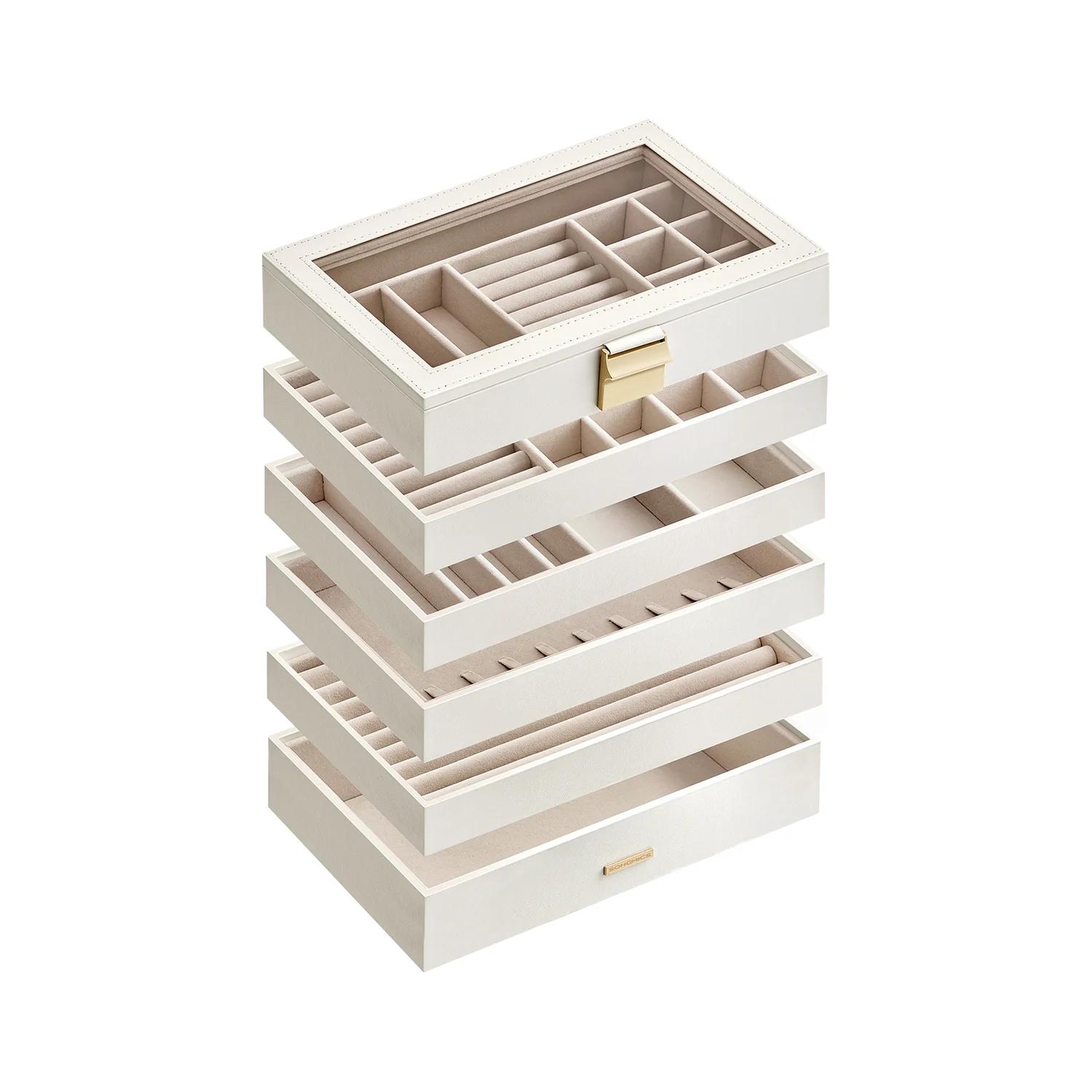 4-Tier Stackable Jewellery Trays - Image 6