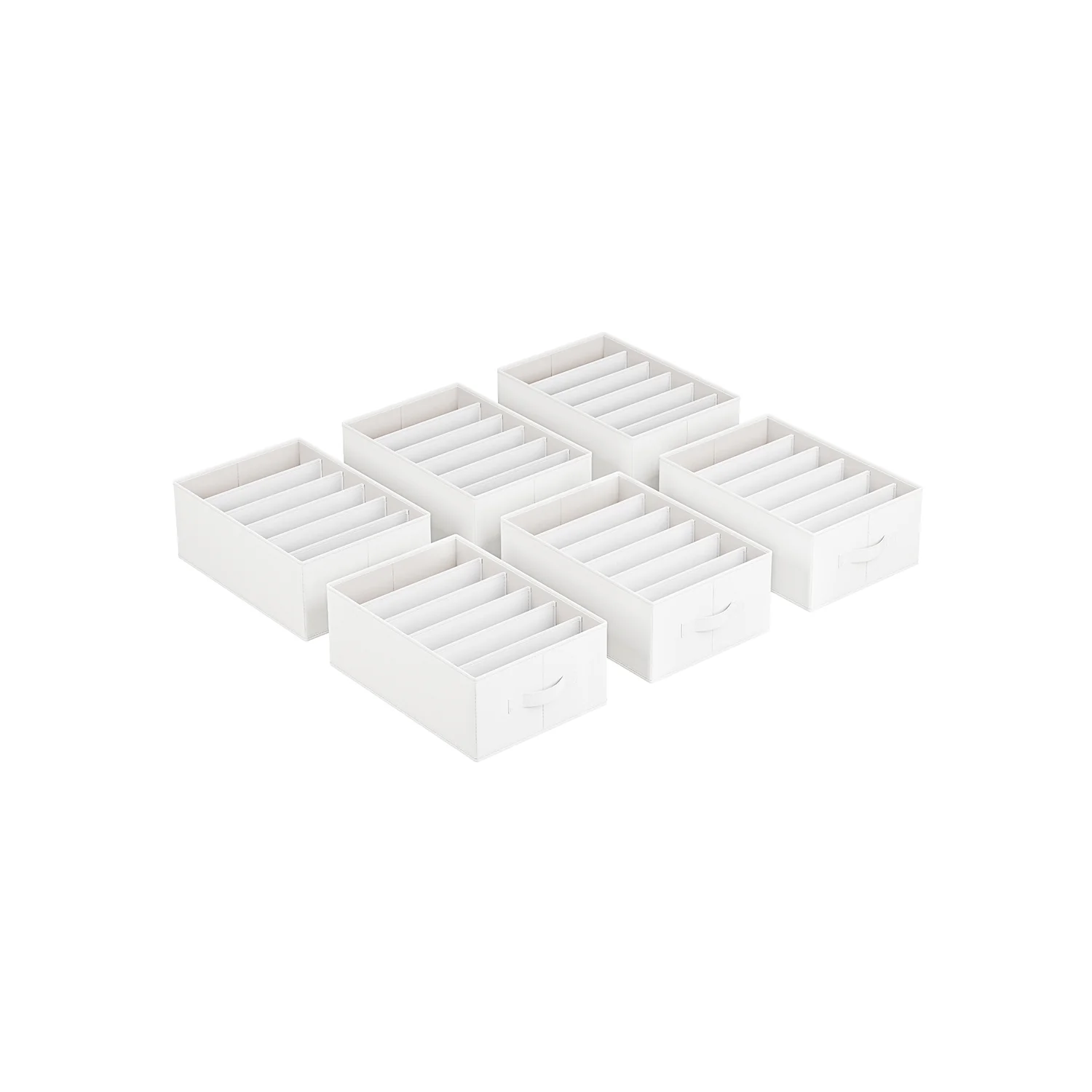 Foldable 6-Compartment Drawer Organisers - Image 12