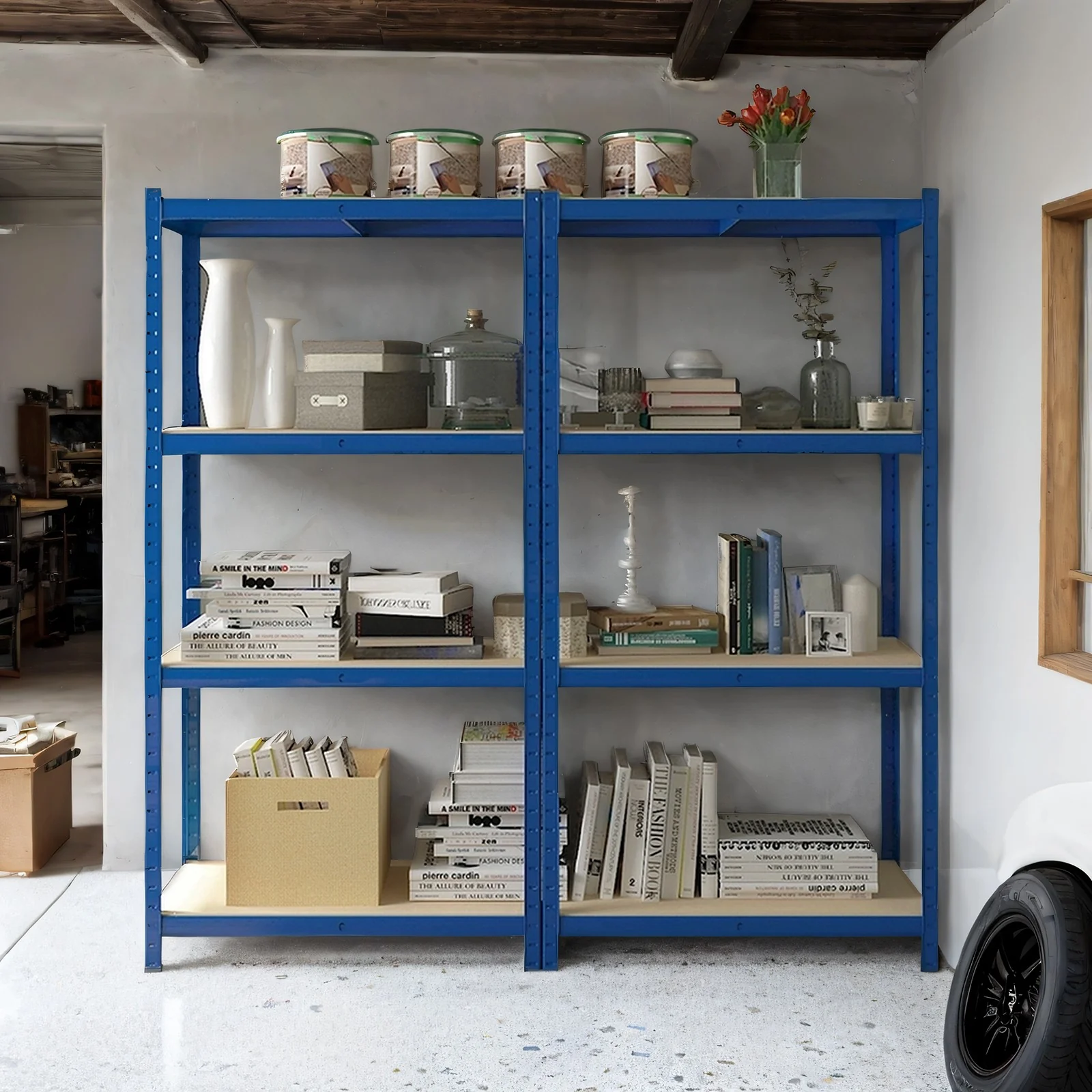 5-Tier Shelving Unit, Steel Shelving Unit for Storage, for Garage - Image 12