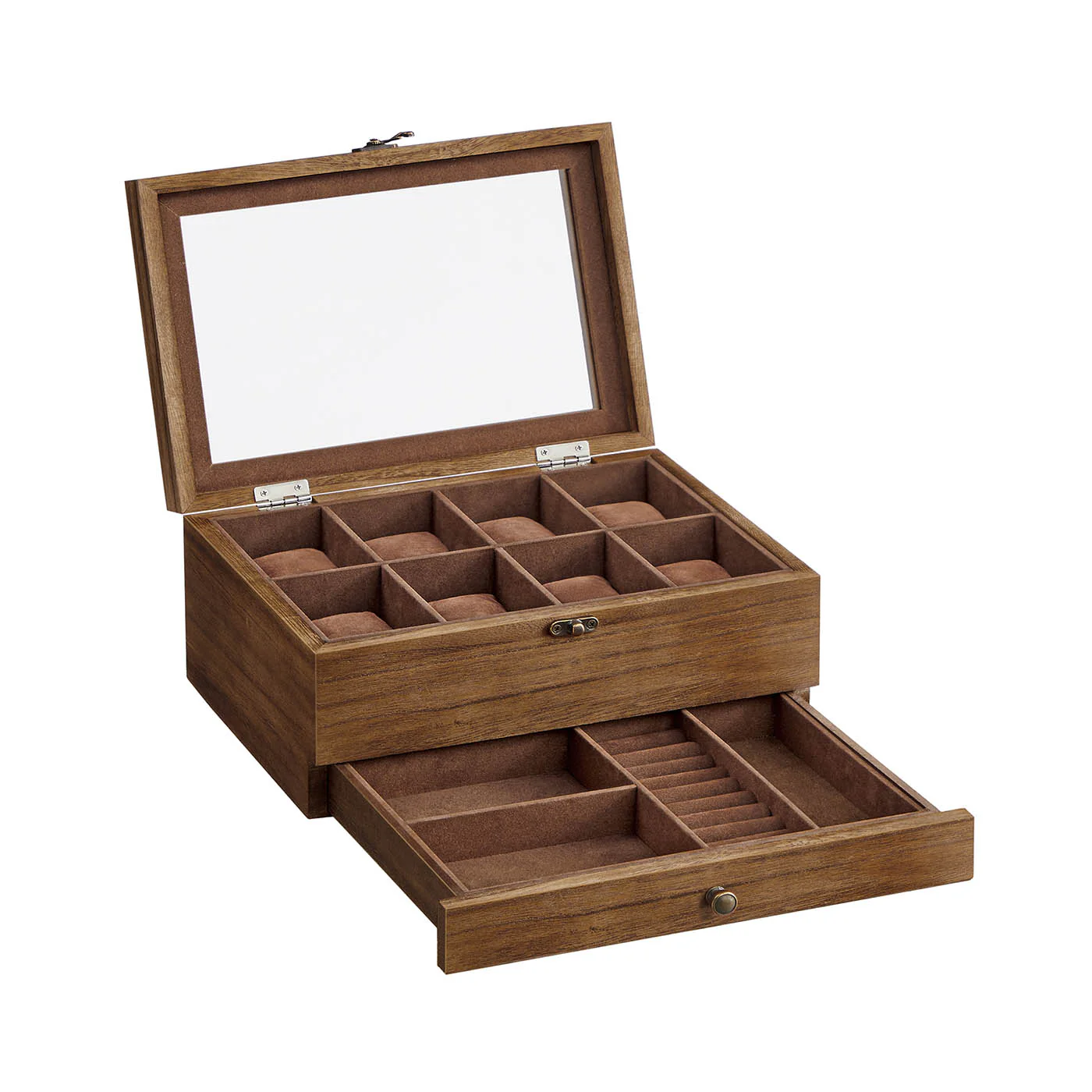2-Tier Watch Box with 8 Slots