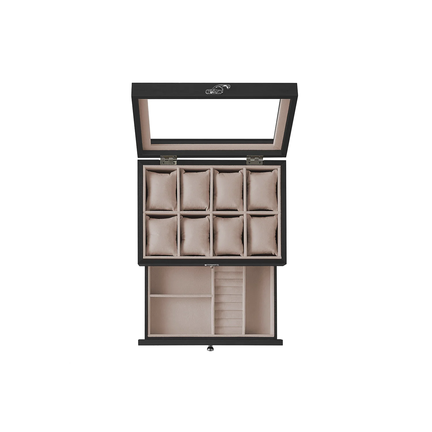 2-Tier Watch Box with 8 Slots - Image 2