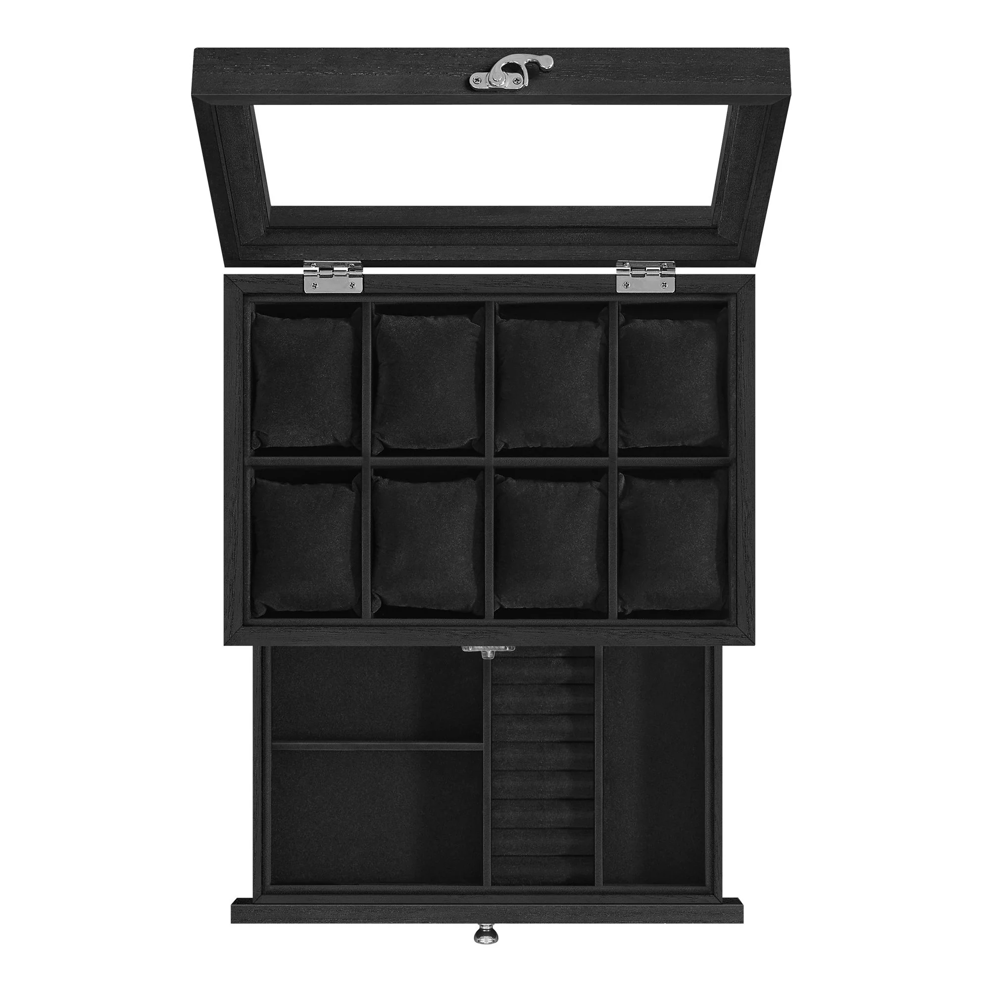 2-Tier Watch Box with 8 Slots - Image 3