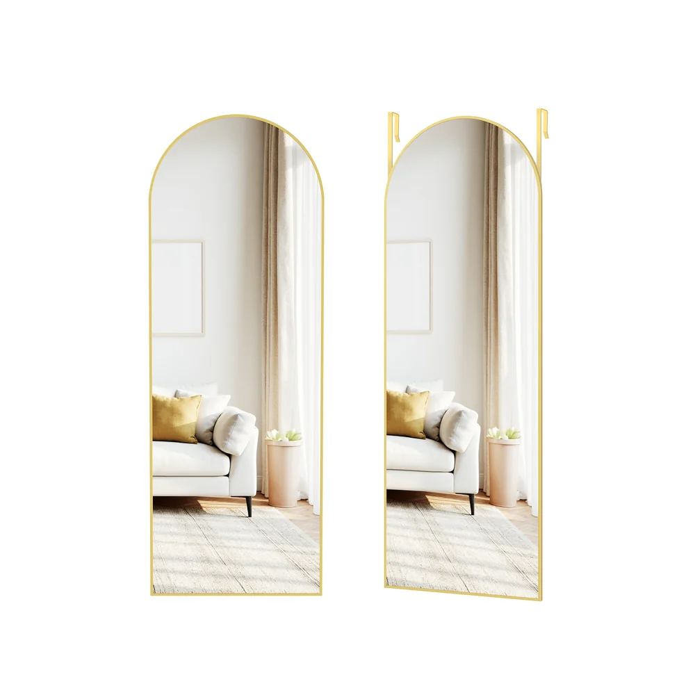 Arched full length mirror for door or wall mounting - Image 2
