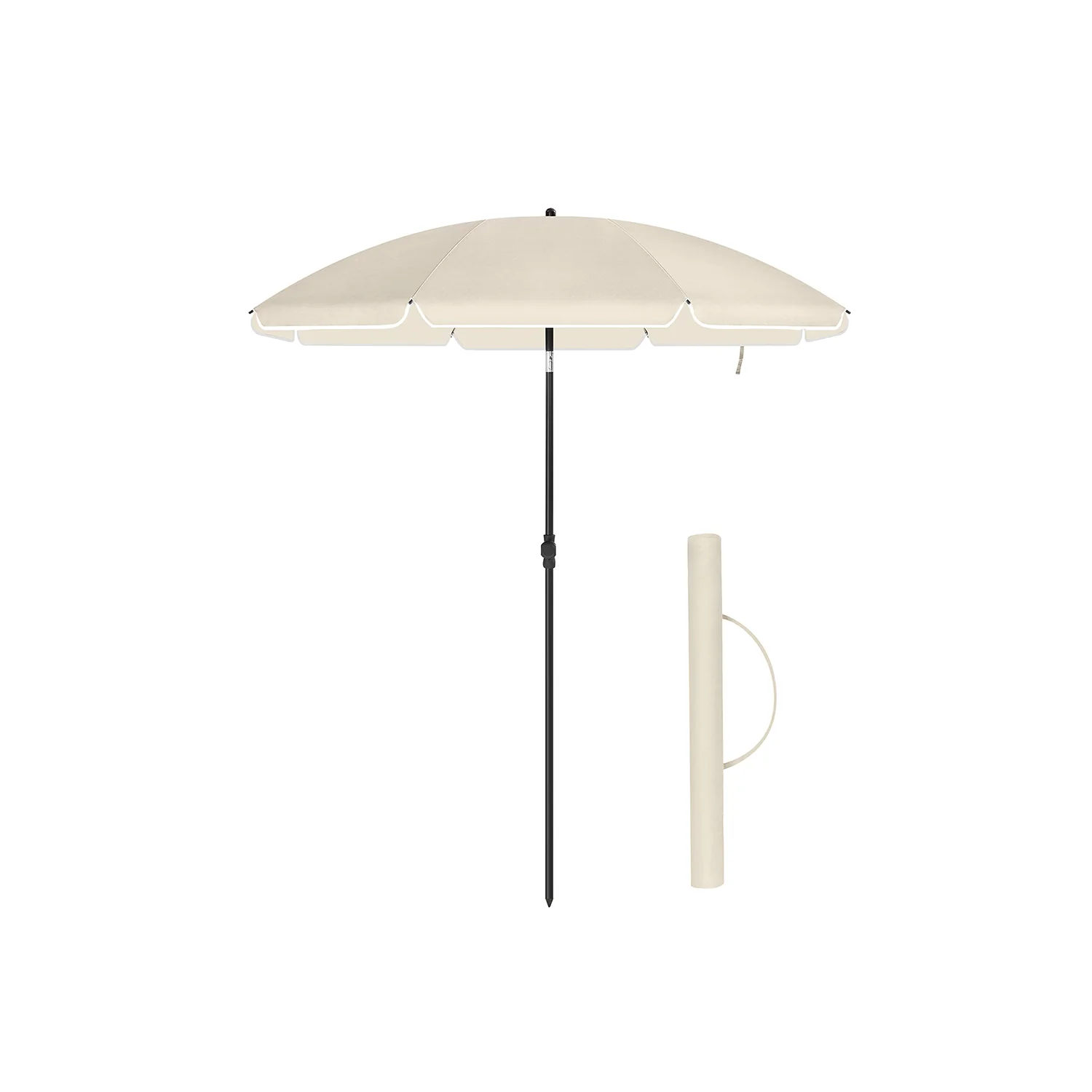 2m Beach Umbrella with Air Vent - Image 2