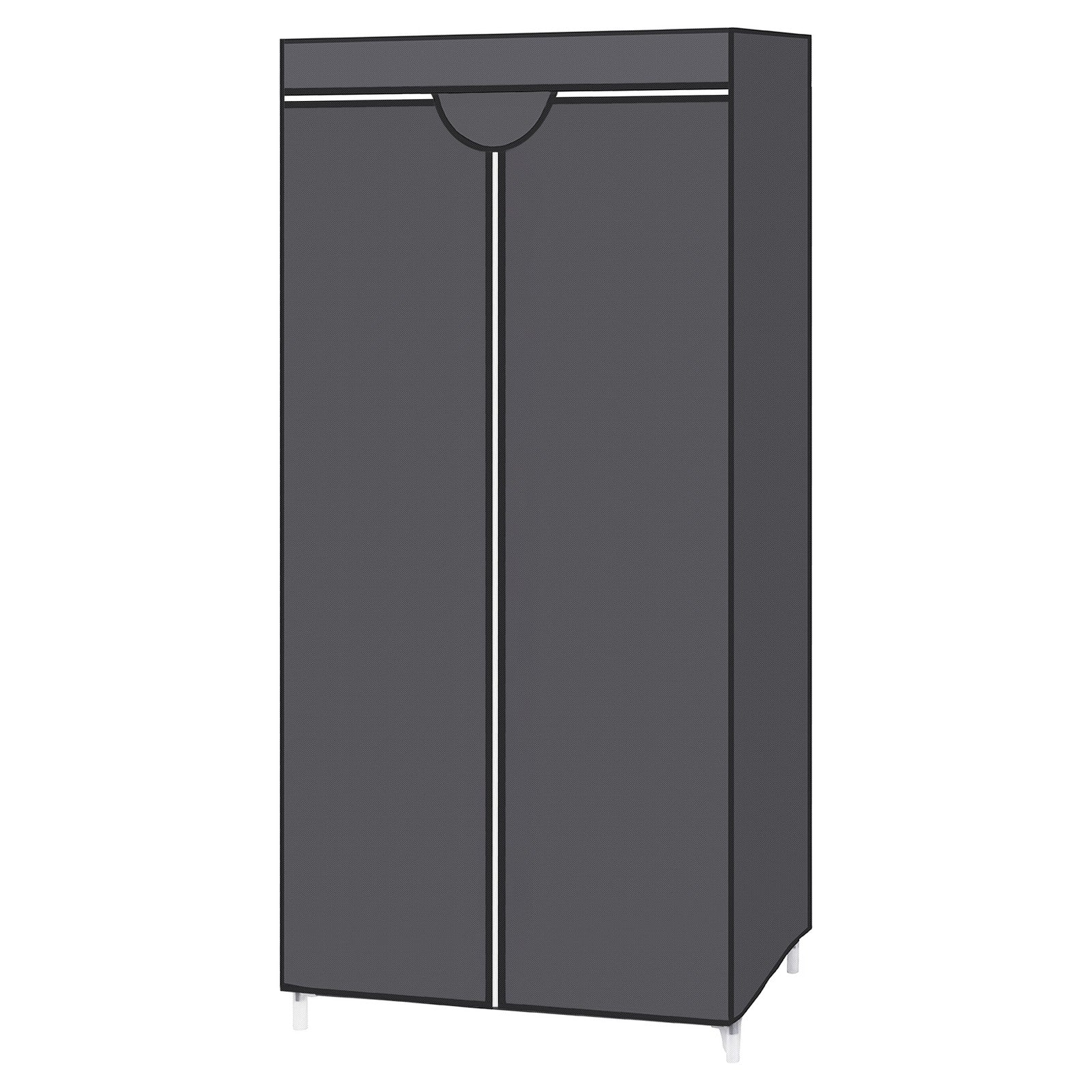 Canvas Hanging Rail Wardrobe