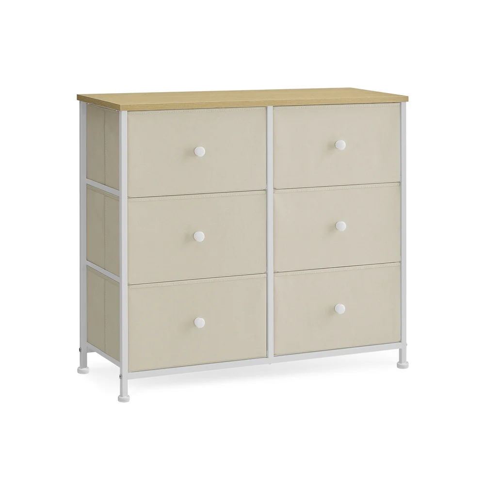 Chest of 6 Fabric Drawers with Metal Frame - Image 4