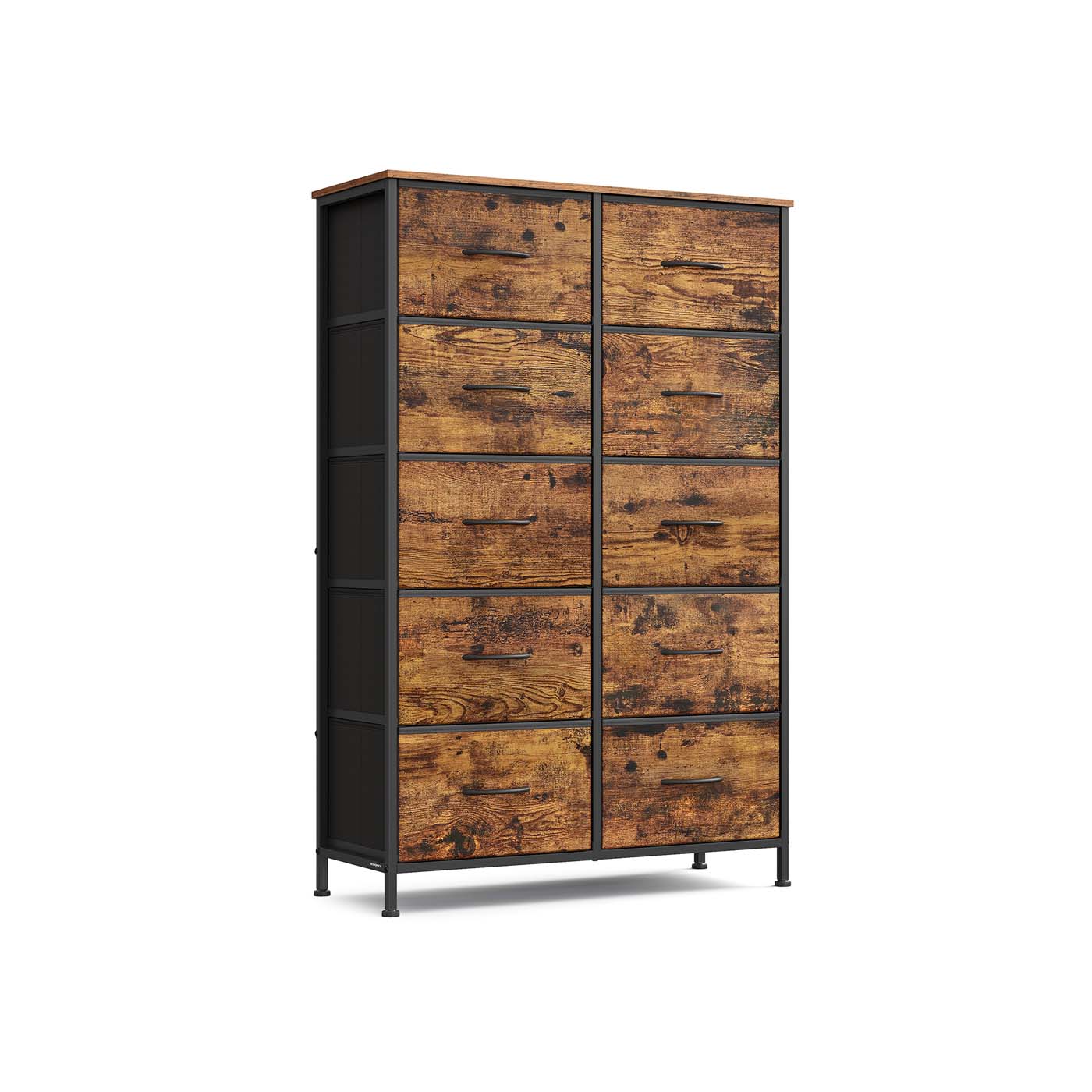 Chest of drawers with fabric drawers for versatile storage - Image 3