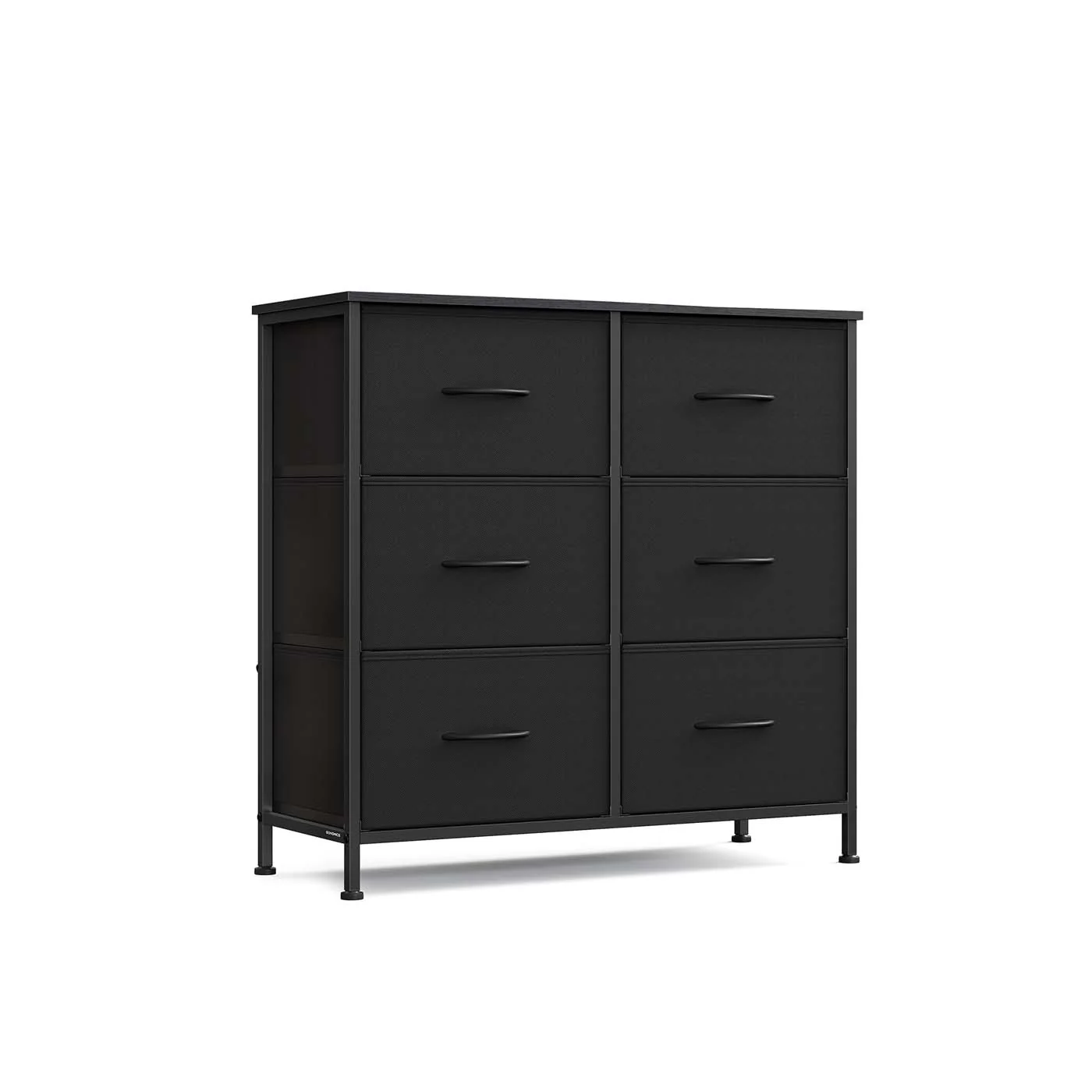 Chest of drawers with fabric drawers for versatile storage - Image 4