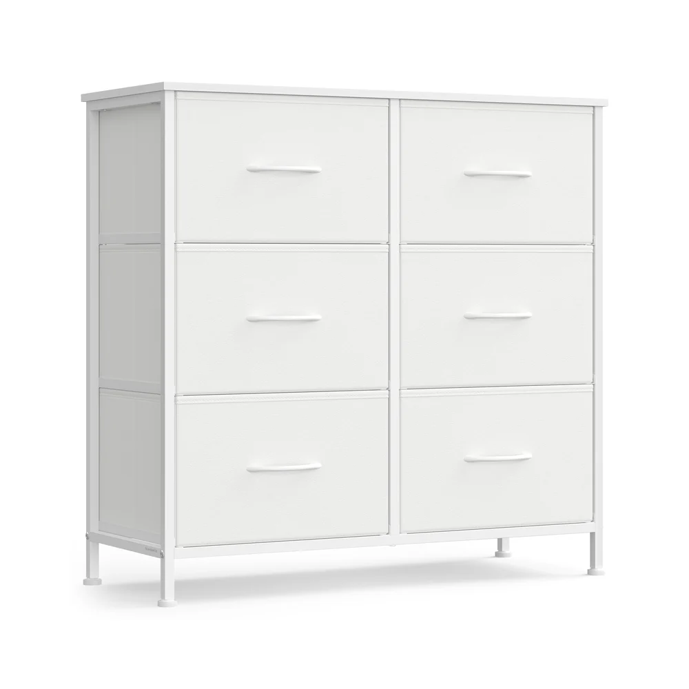 Chest of drawers with fabric drawers for versatile storage - Image 6