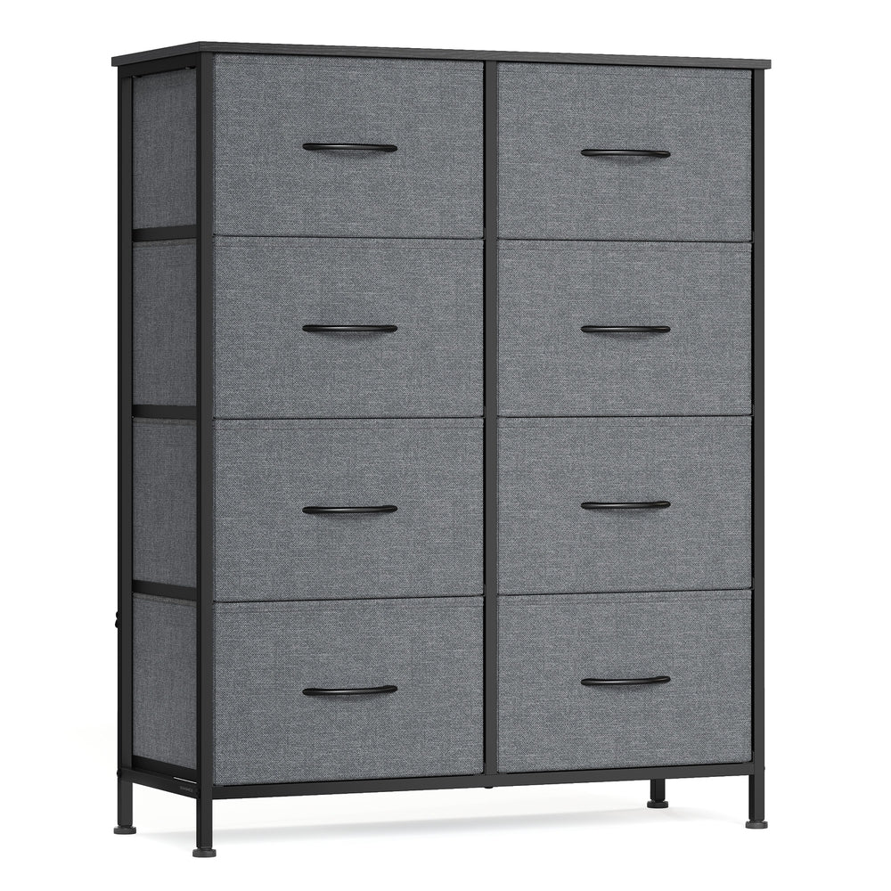 Chest of drawers with fabric drawers for versatile storage - Image 8