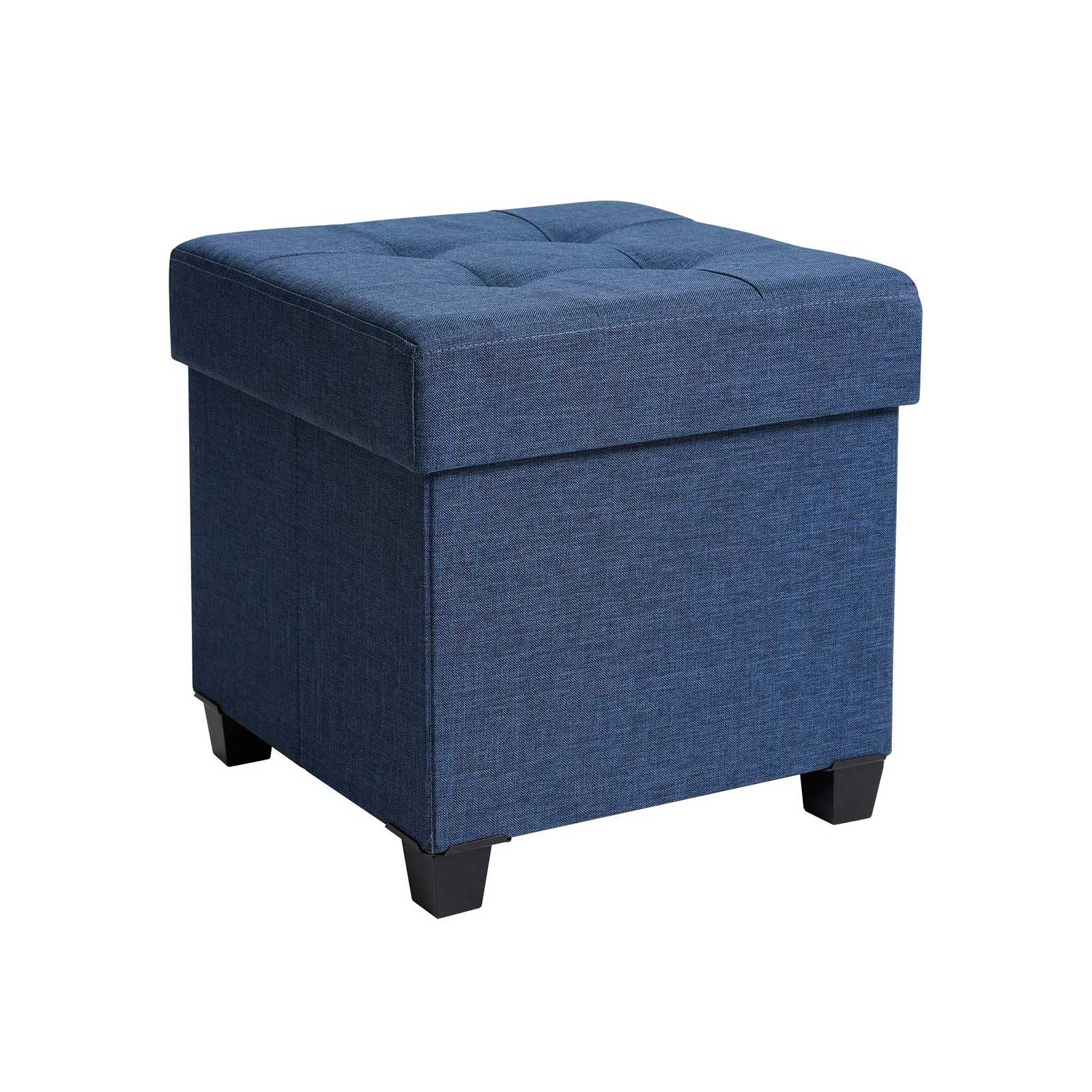 Collapsible Cube Storage Ottoman - Image 2