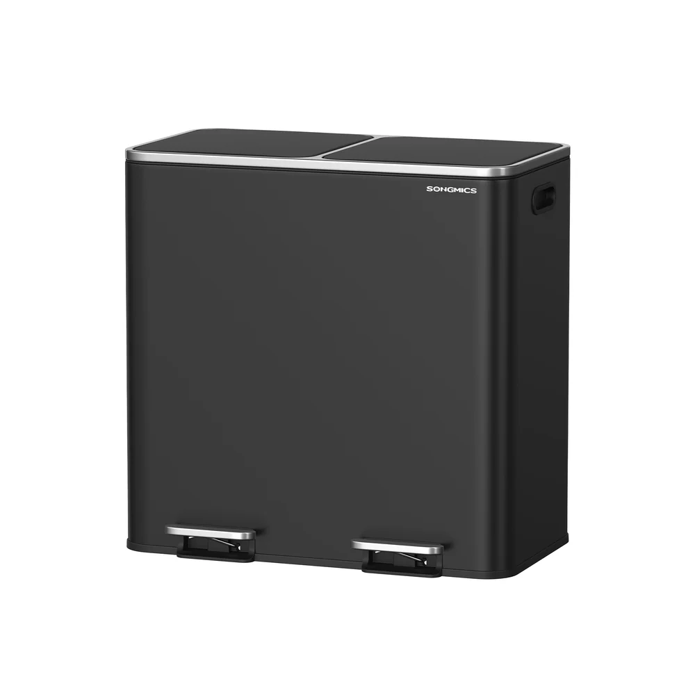 Dual Compartment Pedal Bin 2 x 40L with Inner Buckets