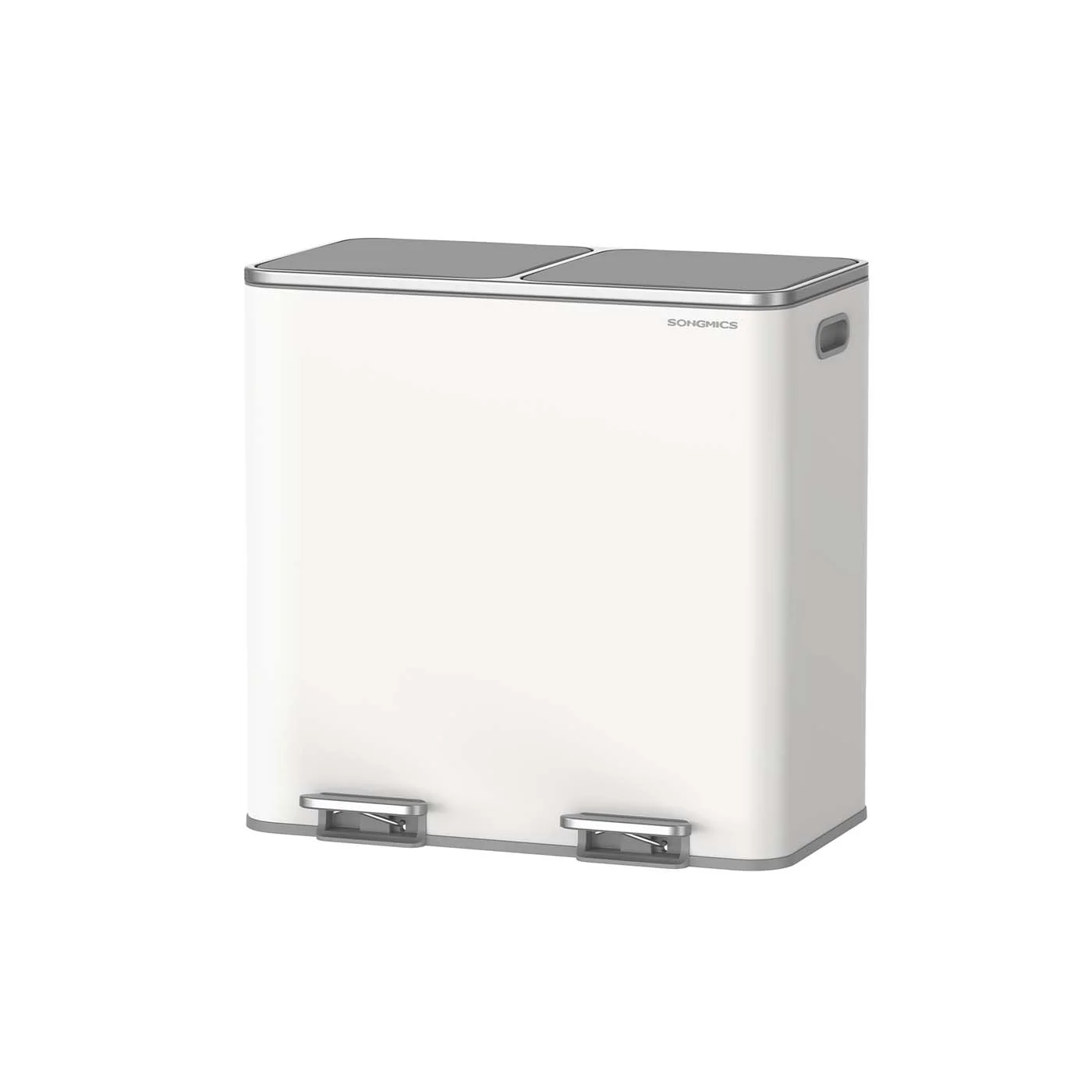 Dual Compartment Pedal Bin 2 x 40L with Inner Buckets - Image 3