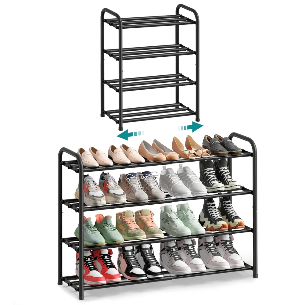 Expandable Shoe Rack with Adjustable Shelves - Image 3