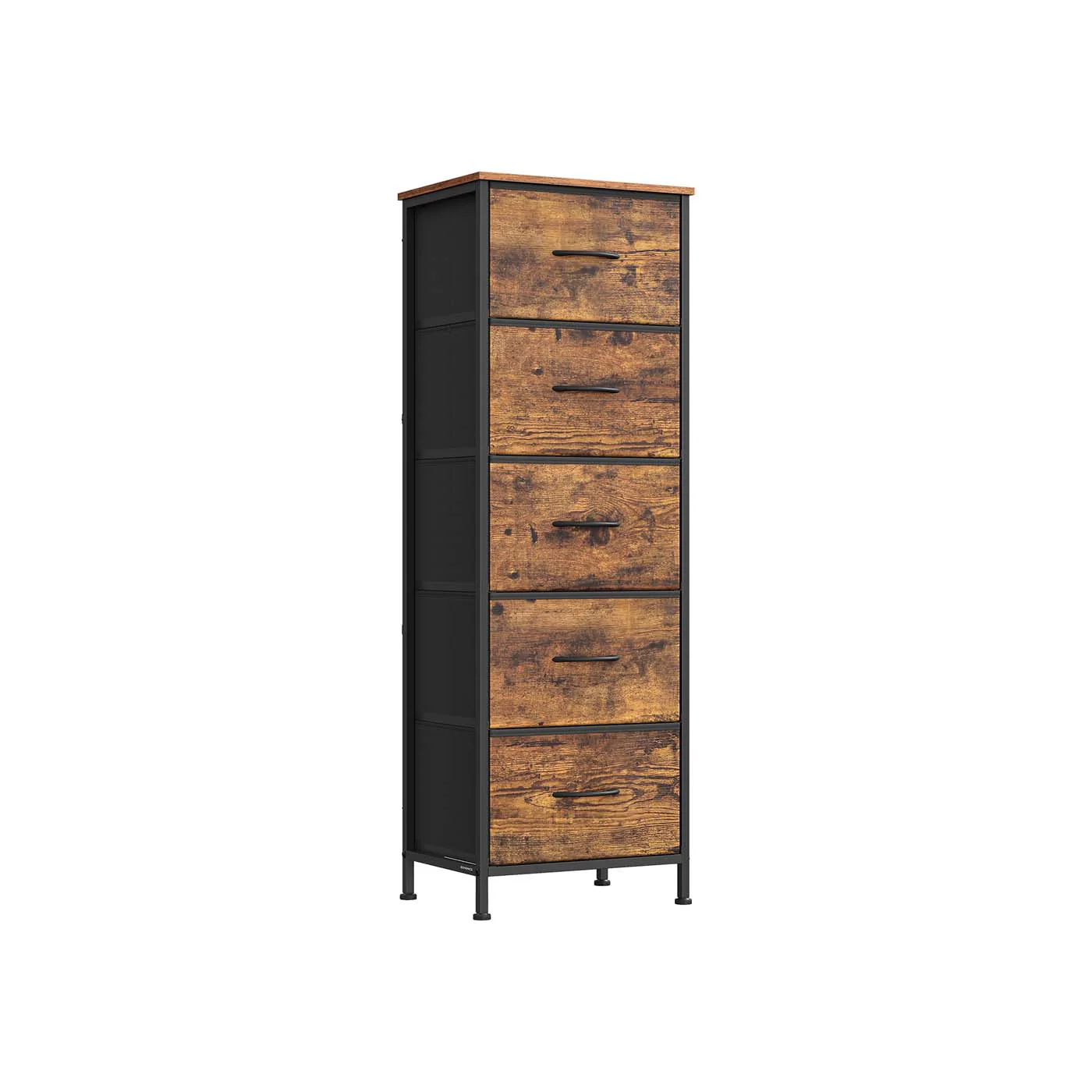Fabric drawer storage unit for bedroom or living room