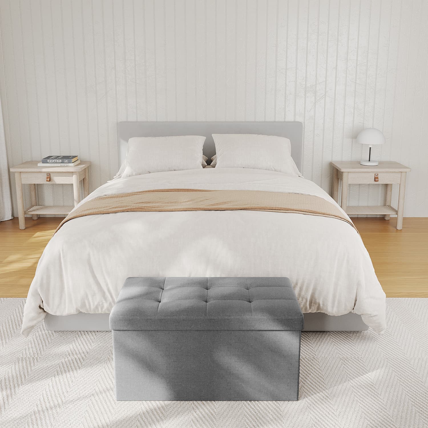 Storage Ottoman Bench, End of Bed Bench