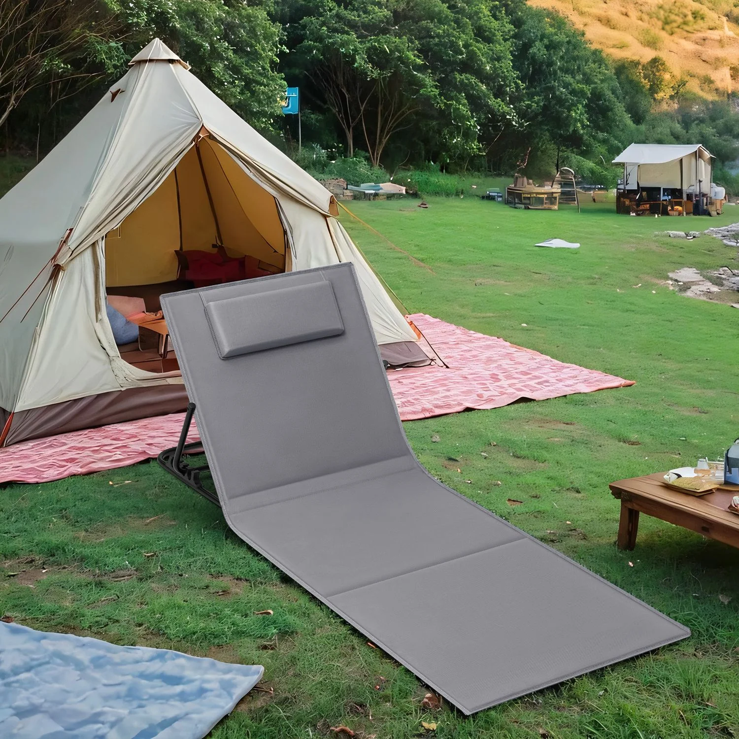 Folding Beach Sunlounger