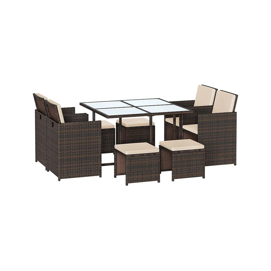 Garden Dining Table and Chairs Set - Image 2