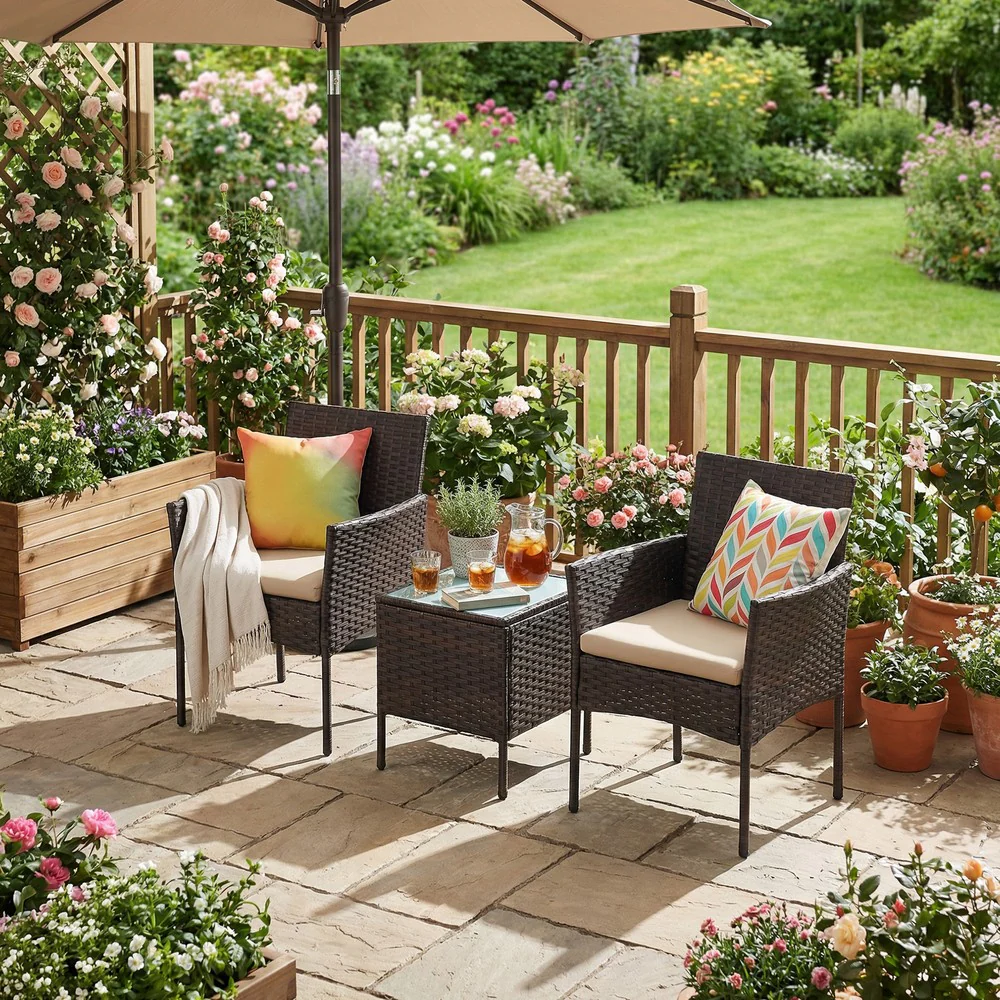 Garden Furniture Sets, Polyrattan Outdoor Patio Furniture