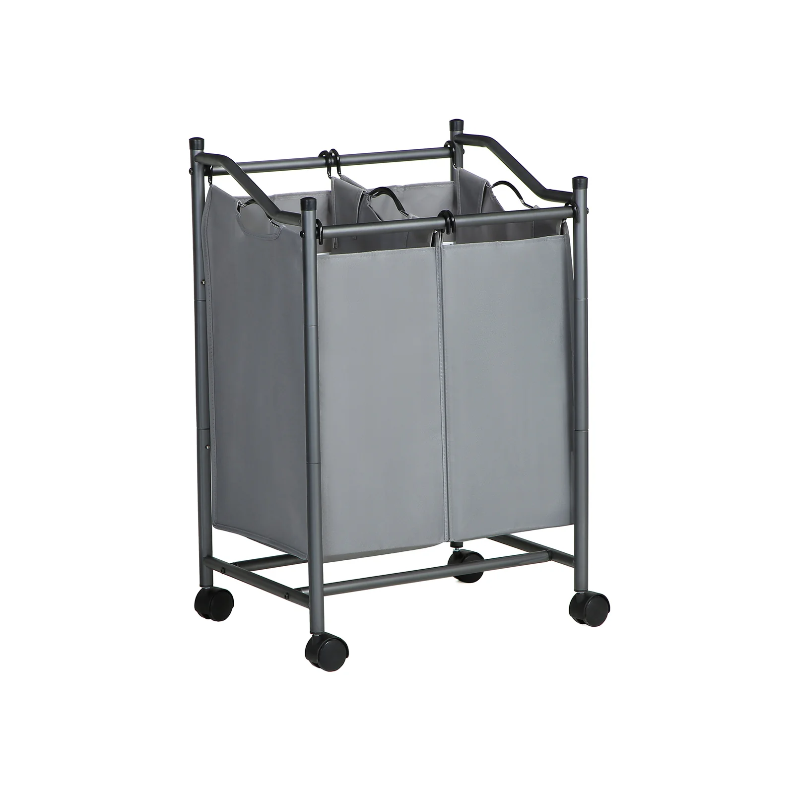 Laundry Cart with 2 Fabric Bags
