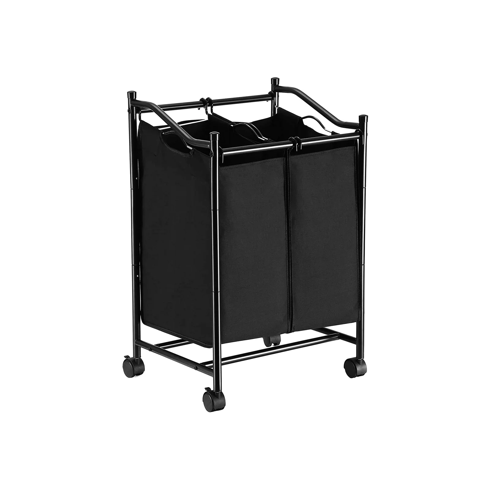 Laundry Cart with 2 Fabric Bags - Image 2
