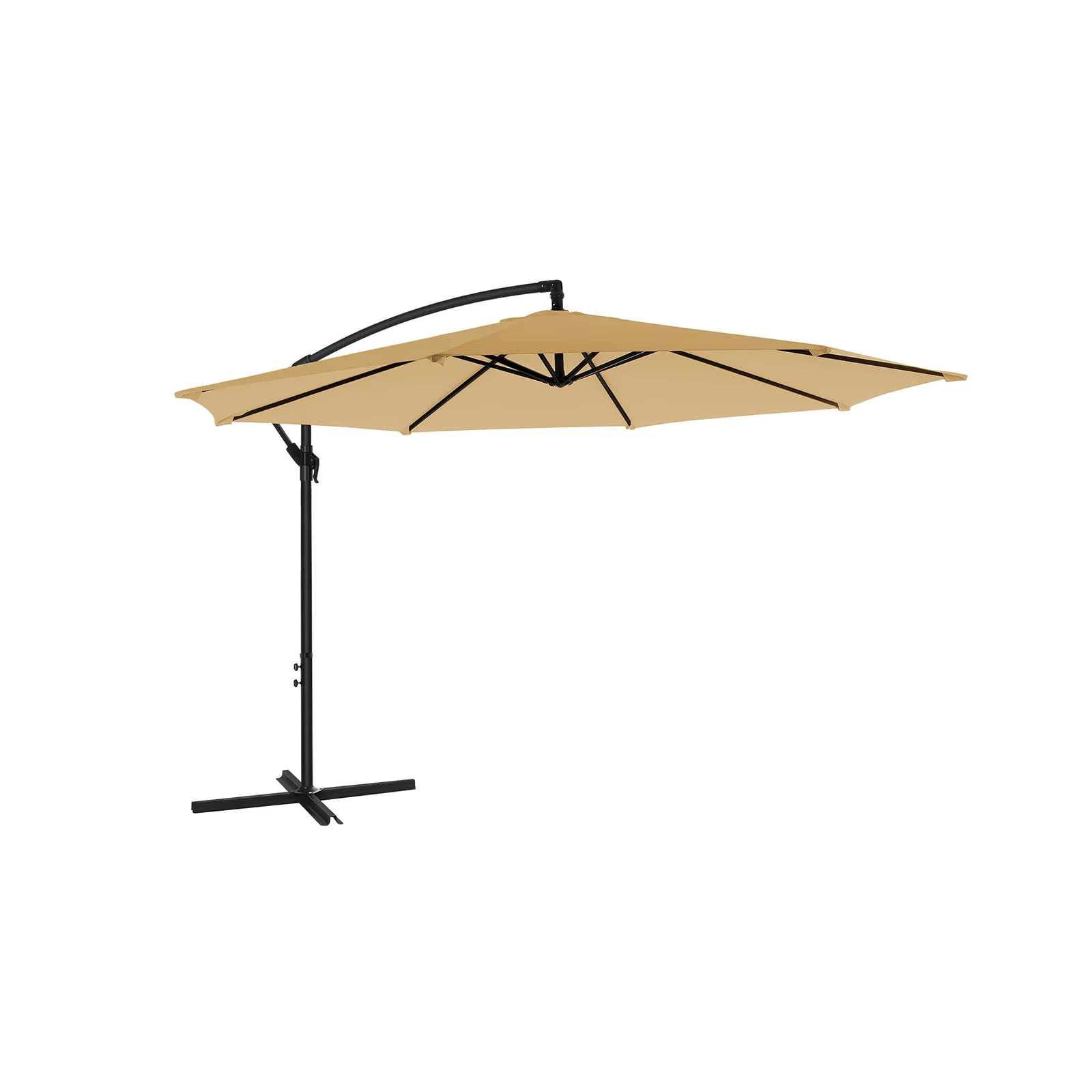 Grey Parasol Sun Umbrella for Patio - Image 2