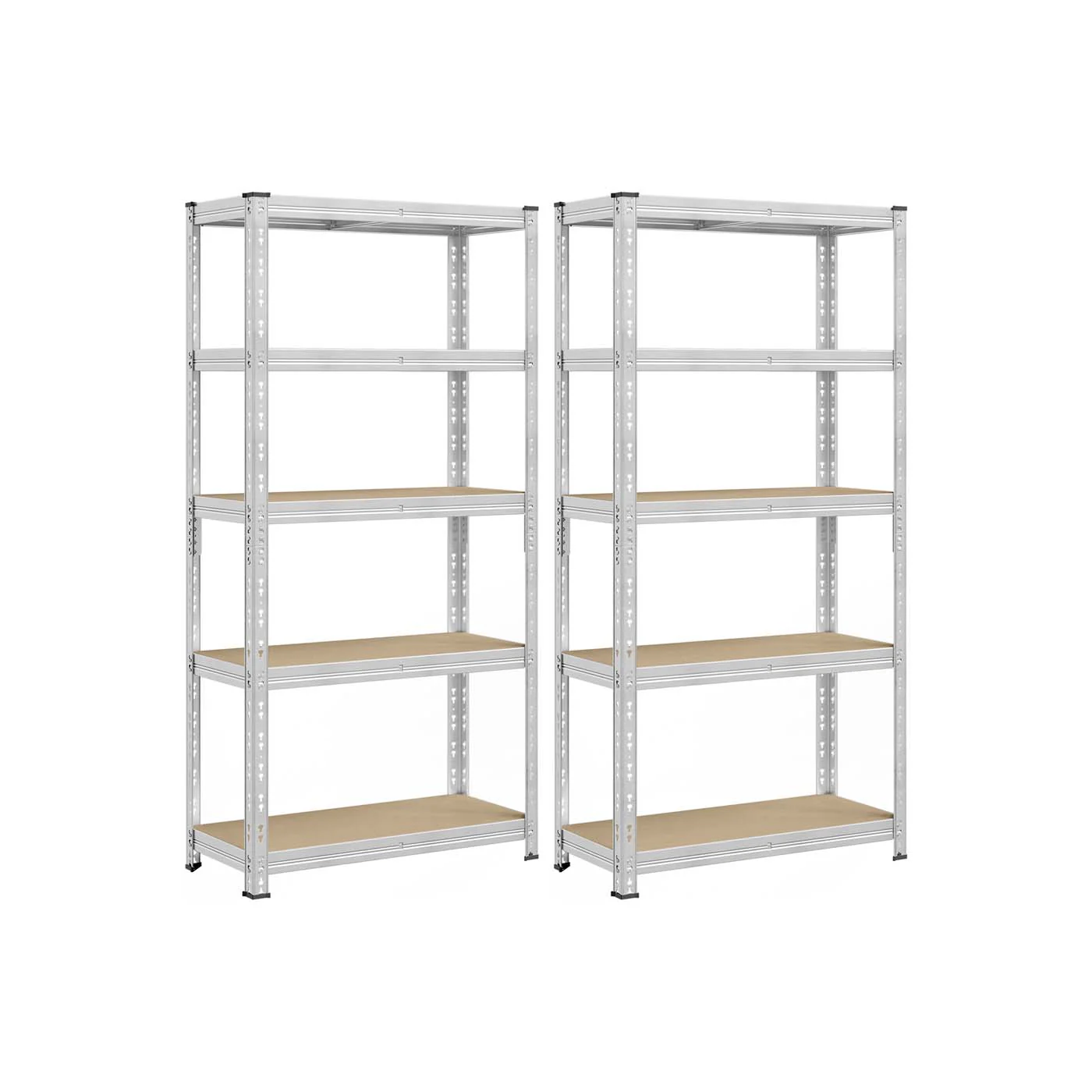Heavy duty metal storage shelf with adjustable shelves for garage - Image 3