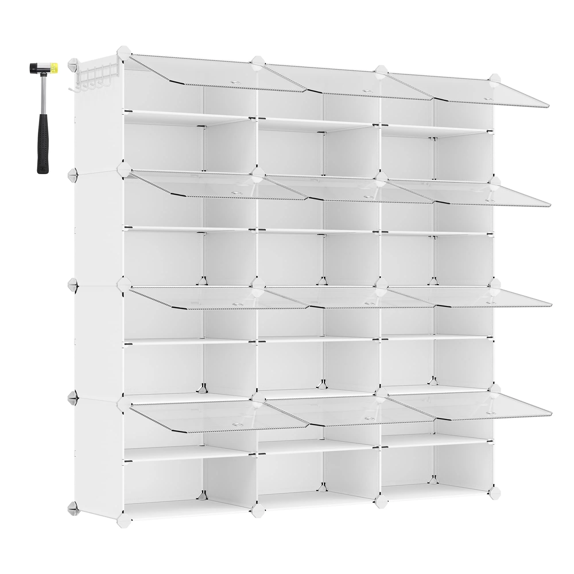 Interlocking Plastic Shoe Rack Cloud - Image 2