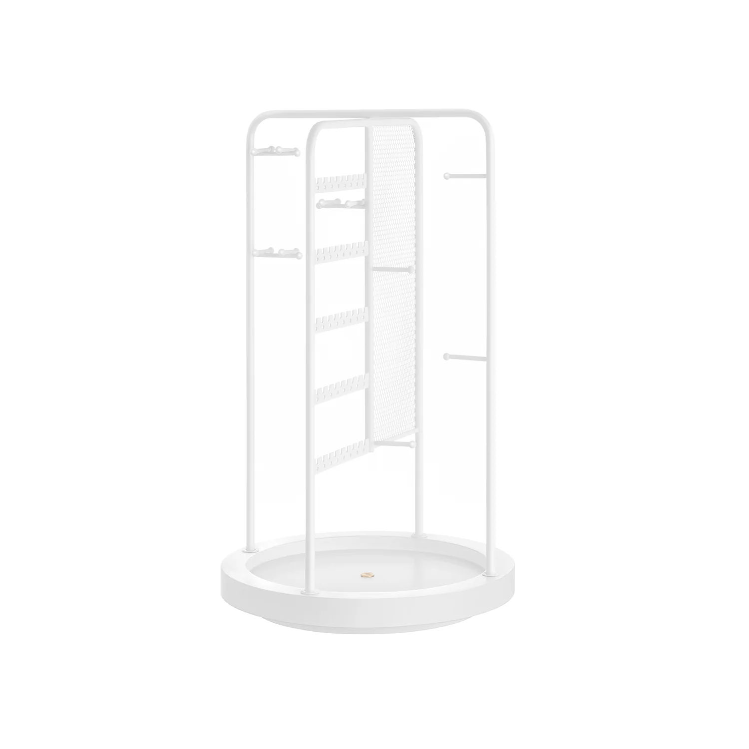 JewellerRotating Jewellery Stand with Bottom Tray