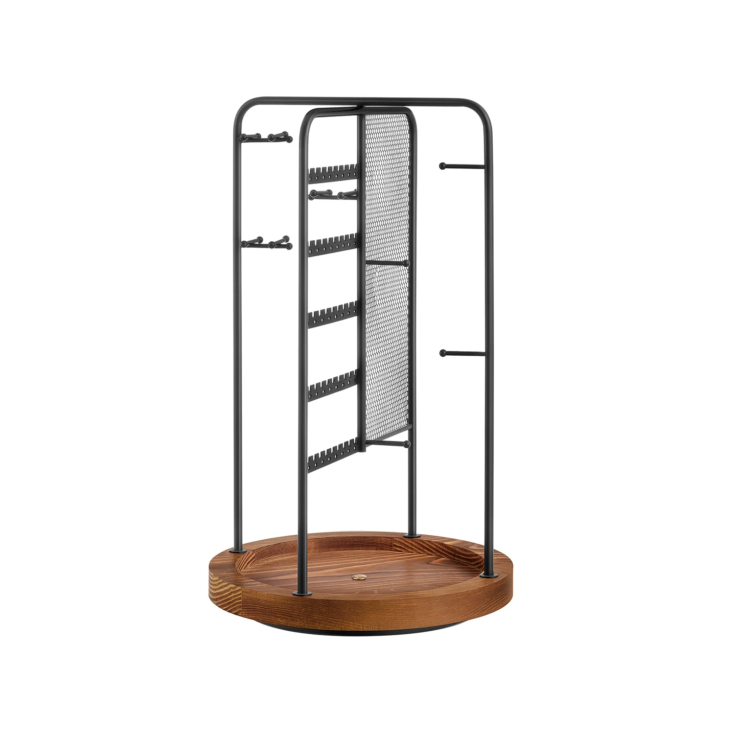 JewellerRotating Jewellery Stand with Bottom Tray - Image 3