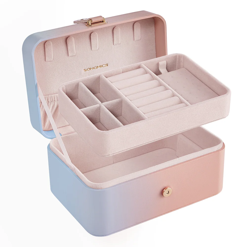 2-Layer Portable Jewellery Box - Image 10